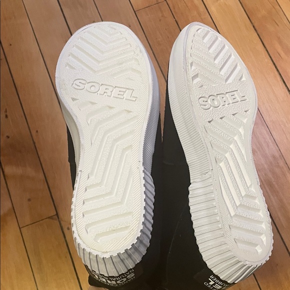 New Sorel Out N About Slip-On Wedge Shoe II Black Boots - Picture 9 of 14